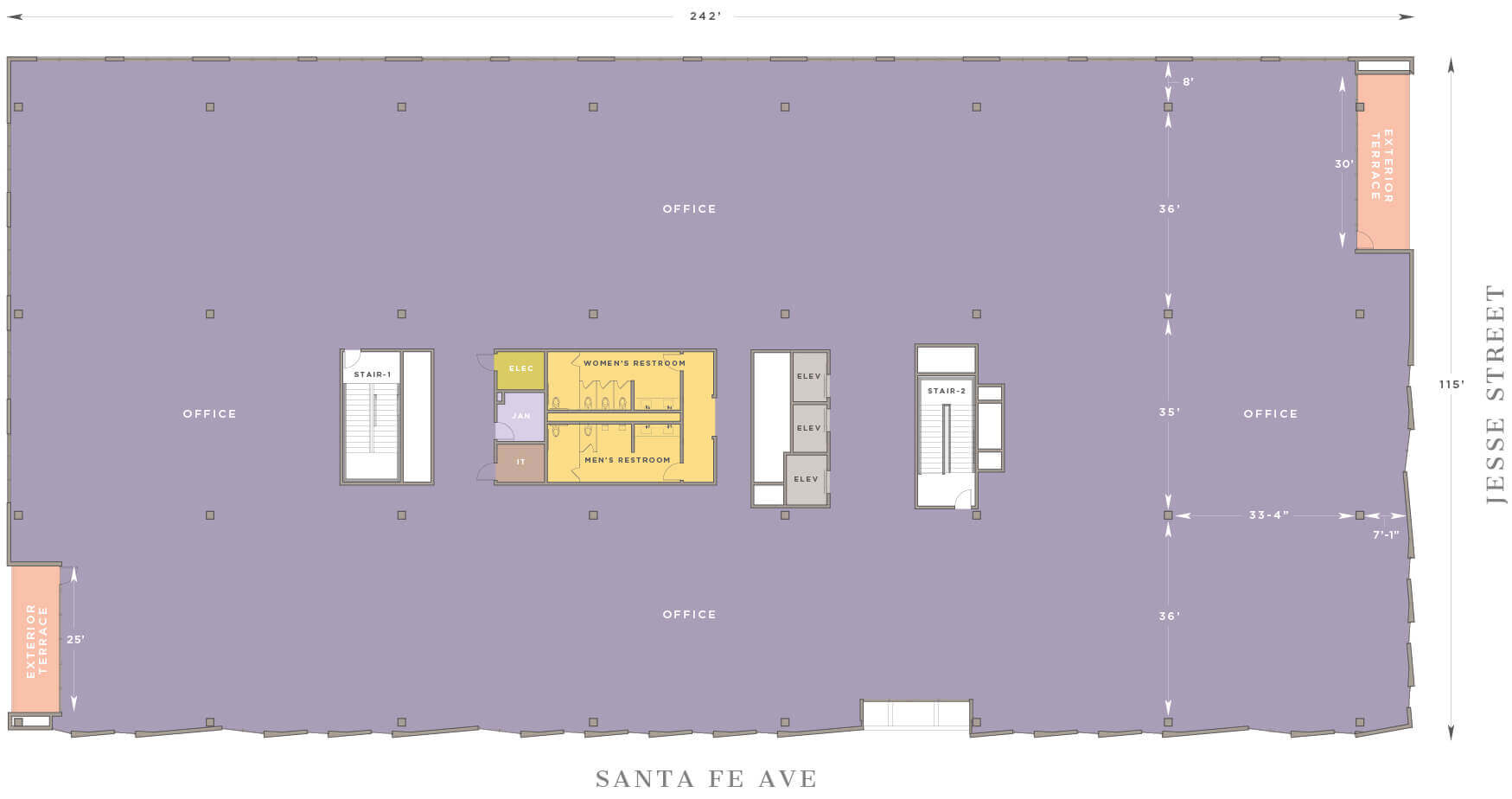Office Floor Plans floor 2 m 1