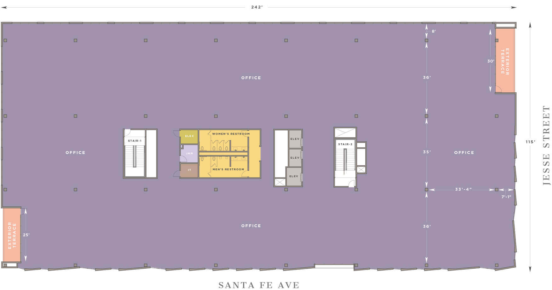 Office Floor Plans floor 4 m 1